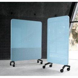 Skrivtavla Lintex Mobile Fabric, 1500x1960mm, IsblÃ¥, svart stativ