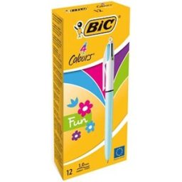 BlÃ¤ckkulpenna BIC 4-fÃ¤rgs turkos kropp
