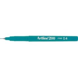 Fineliner Artline 200 Fine 0.4 mÃ¶rkgrÃ¶n 12st