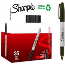 MÃ¤rkpenna SHARPIE F svart 32+4/fp