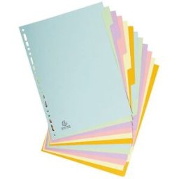 PÃ¤rmregister EXACOMPTA Papper Forever A4, 12 flikar