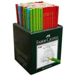 Blyertspenna Faber-Castell FÃ¤rgade HB, 144st/fp