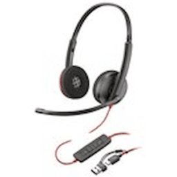 Poly Blackwire 3220 - Blackwire 3200 Series - headset - pÃ¥ Ã¶rat