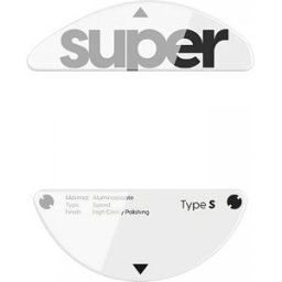 Superglide Glas Skates Type-S Till Pulsar X3 Series - Vit