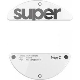Superglide Glas Skates Type-C Till Pulsar X3 Lhd Series - Vit