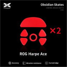 X-Raypad Obsidian Mouse Skates Till Rog Harpe Ace
