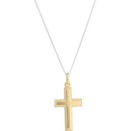 Top Gold silver kors guldpläterad 5256681500