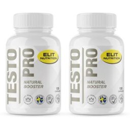 2 X Elit Nutrition Testo Pro 120 Caps