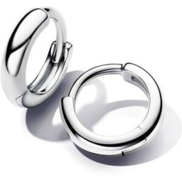 Pandora Essence Sterling silver huggie hoops 293286C00