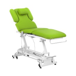Elektriskt massagebänk - 3 motorer - 300 W - 185 x 67 x 62 - 84 cm - 200 kg - vit/ljusgrön
