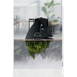 Mapp Leitz recycle PP A4 klar pr. 100/b