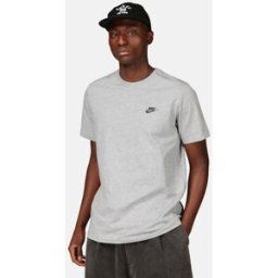 Nike T-shirt med logo Male M Grå