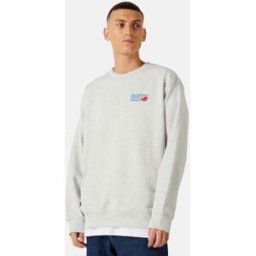 New Balance Athletics Relaxed sweatshirt Male XL Grå