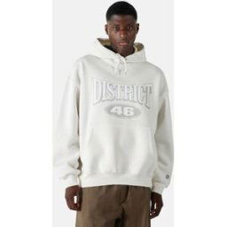 District 46 Sqeeze hoodie - Oversized fit Male L Vit