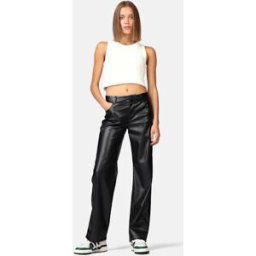 JUNKYARD Byxa - PU Pants Female L Svart