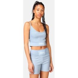 adidas Kort sporttopp Female XL Blå