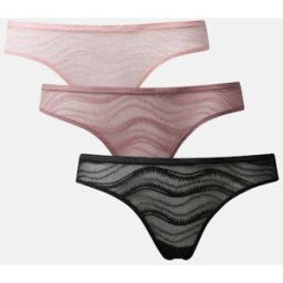 Calvin 3-pack trosor i spets Female M Multi