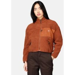 Dickies Fleecejacka- Red Chute Sherpa Male S Guld