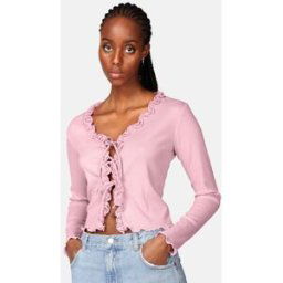 JUNKYARD Cardigan - BFF Frilly Female M Rosa