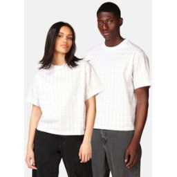 Poetic Collective Vit t-shirt med mönster Unisex L Vit