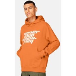 The North Face Graphic Hoodie Male M Orange