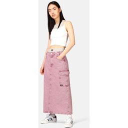 The Cava Company Cargo-kjol i denim Female M Rosa