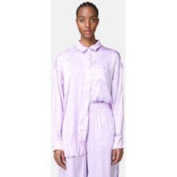 JUNKYARD Skjorta - Oversize Crincle Female M-L Lila