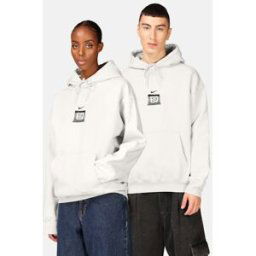 Nike SB Hoodie med logo Unisex XL Vit