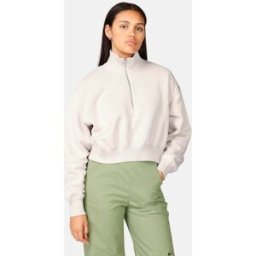 Nike Kort half zip sweatshirt Female L Vit