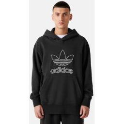 adidas Outline Trefoil hoodie Male M Svart