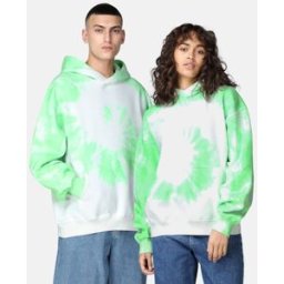 JUNKYARD Close Up Print Hoodie Unisex S Grön