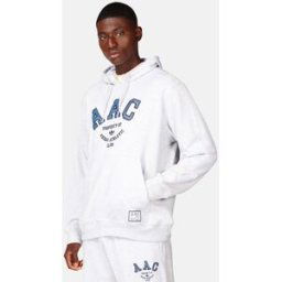 adidas Hoodie med tryck Relaxed fit Male S Grå