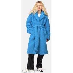 JUNKYARD Jacka - Furry Coat Female L Blå
