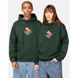 Polar Skate Co. Hoodie Relaxed fit Unisex M Grön