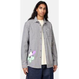 Butter Goods Skjorta - Bug Out Plaid Male L Grå