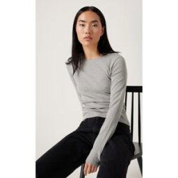 JUNKYARD Slim fit långärmad tröja Female M Grå