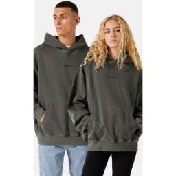 JUNKYARD Washed Close Up hoodie Unisex M Svart