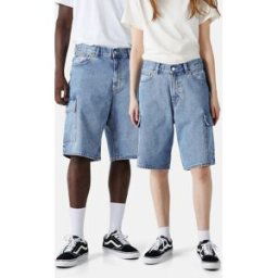 SWEET SKTBS Jeansshorts med cargofickor Unisex M Blå