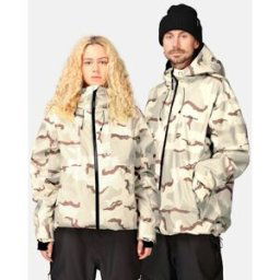 BEYOND MEDALS 2-lager snowboardjacka Unisex M Beige