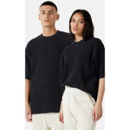 Yôke Waffle t-shirt Unisex L Blå