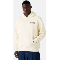 Obey Hoodie med tryck Unisex M Vit