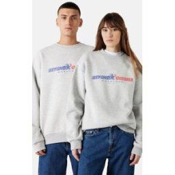 BEYOND MEDALS Marathon sweatshirt Unisex M Grå