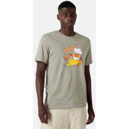 Nike T-shirt med tryck Male M Grön
