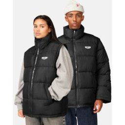 SWEET SKTBS 2 in 1 pufferjacka Unisex M Svart