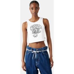 Vans Linne med tryck Female XS Vit
