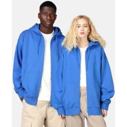 JUNKYARD Oversize zip hoodie Unisex M Blå