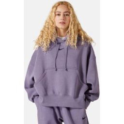 Nike Phoenix Fleece hoodie Female M Lila