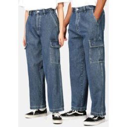 Obey Baggy cargojeans Unisex W30 Grå