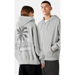 SWEET SKTBS 99 Zip hoodie Unisex M Grå