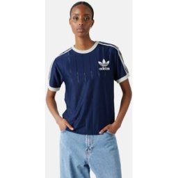 adidas 3-Stripes t-shirt Female M Blå